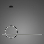 Pendant Lamp LINEA No.2 Φ40 cm black 3k 30W Altavola Design