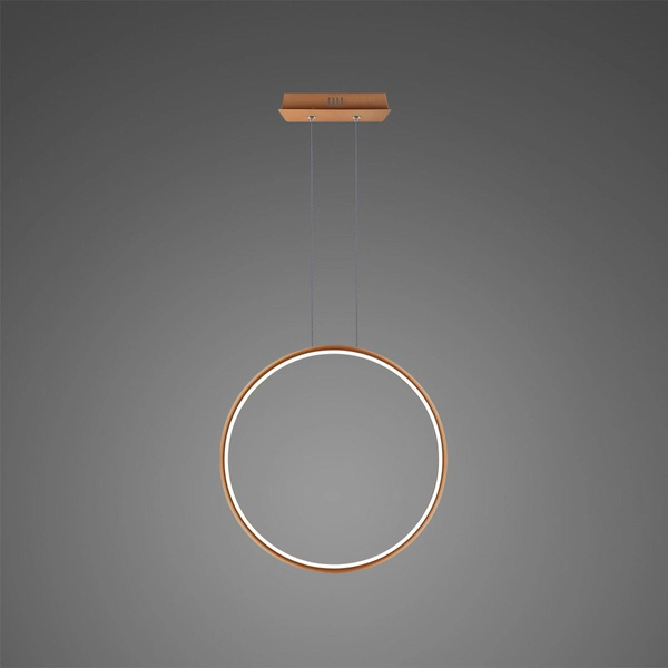 Pendant Lamp Led Ring No.1 X Φ40 cm in 3k copper Altavola Design