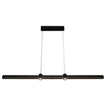 Pendant lamp LED Diamante No.3 100 cm black Altavola Design 