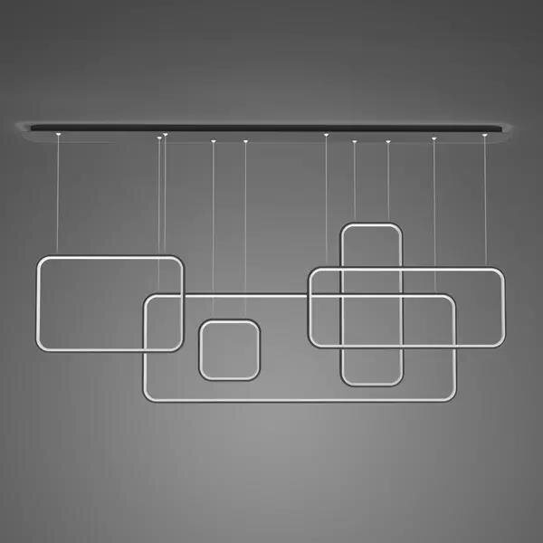 Led Lampenquadrate 5 CL 3k schwarz dimmbar