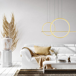 Pendelleuchte Led LINEA No.4 B 60/40cm gold 3k Dali