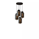 LONDON LOFT No. 2 CO4  S – Glass chandelier  Altavola Design