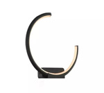 Wandlampe Led Ring No.1 moon 3k schwarz