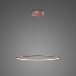 Pendant Lamp Led Ring No.1 Φ40 cm in 4k rose gold Altavola Design