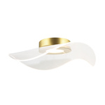 Led ceiling Velo No. 1 gold Altavola Design 