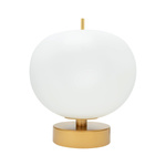 Exclusive LED table lamp white gold Apple T:   Altavola Design