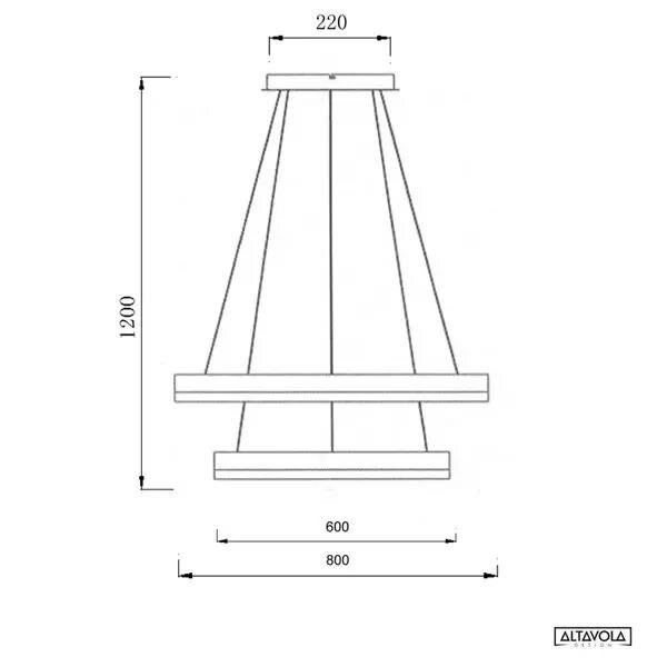 Led Pendelleuchte Billions No.2 80cm - 4k