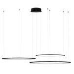 Pendelleuchte Led Ring No.3 80cm 3k 99W schwarz
