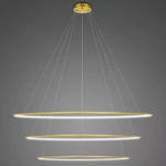 Pendant Lamp Led Ring No.3 Φ150 cm in 4k gold Altavola Design