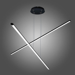 Pendant Lamp LINEA No.2PB 100cm 3k black Altavola Design