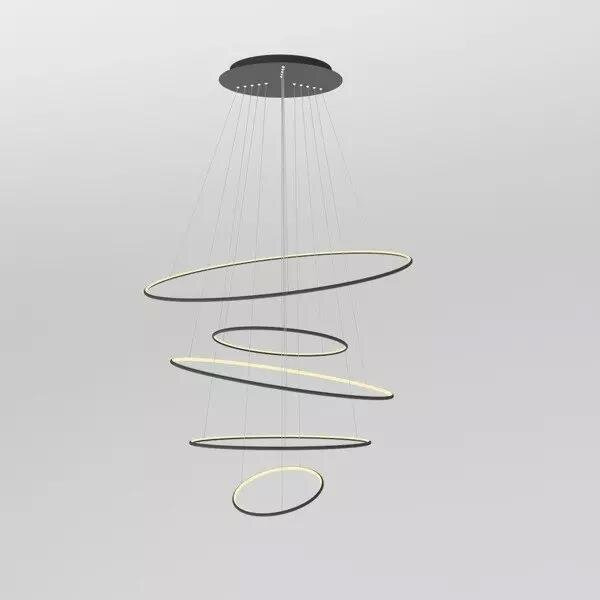 Pendelleuchte Led Ring No.5 150 cm 4k schwarz Dali