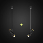 Pendant lamp LUNETTE No. 1 P  black set Altavola Design