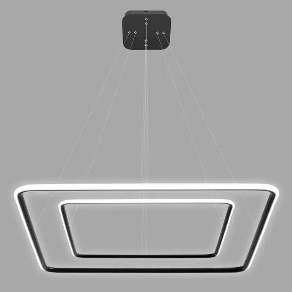 Altalova Design Pendelleuchte Led Quadrat No.2 schwarz 4k