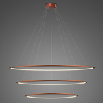 Pendant Lamp Led Ring No.3 Φ120 cm in 3k copper remote