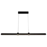 Pendant lamp LED Diamante No.3 100 cm black Altavola Design 