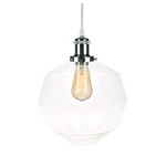 NEW YORK LOFT No. 4 CH – Glass pendant lamp  Altavola Design