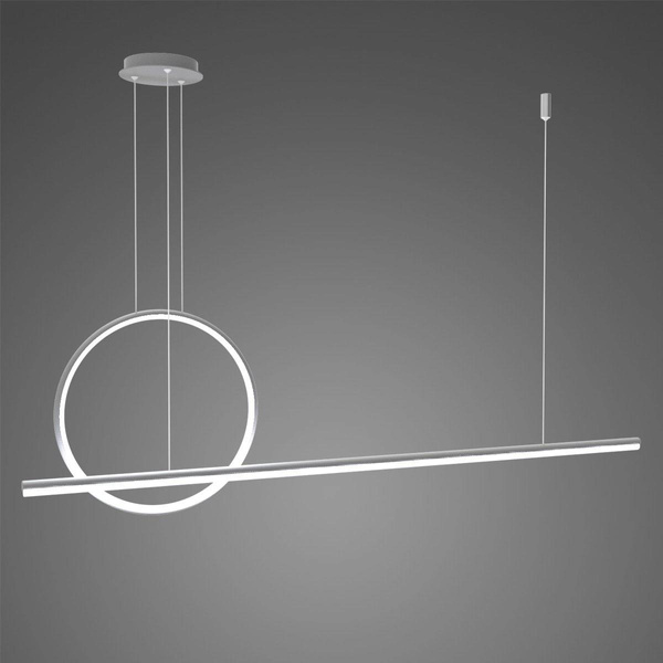 Pendelleuchte Led LINEA No.2 40cm 4k  silber Dali