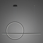 Pendelleuchte Led LINEA No.2 B 80cm schwarz 3k
