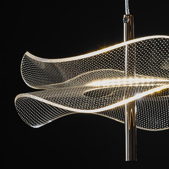 Pendant lamp Mariposa gold Altavola Design 
