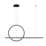 Pendelleuchte Led LINEA No.2 100 40cm schwarz 3k
