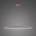 Pendant Lamp Led Ring No.1 Φ100 cm in 4k rose gold dimmable Altavola Design