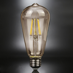 Edison Birne LED 6W  transparent