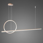 Pendelleuchte Led LINEA No.2 40cm 4k  kupfer  dimmbar