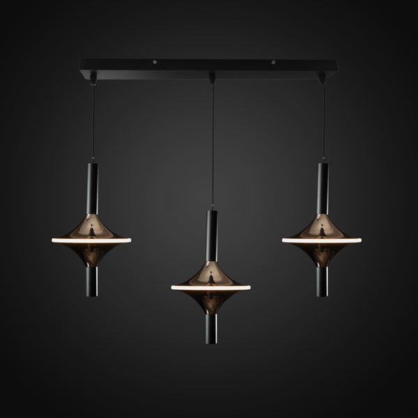 Chandelier lamp Spinoza-3 gold