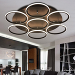 Altavola Design:ceiling lamp  LED Rings  7 black out 3k