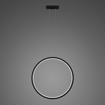 Pendant Lamp Led Ring No.1 X Φ80cm in 4k 43W black Altavola Design