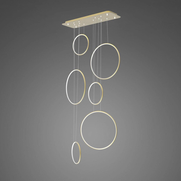 Pendelleuchte Led Ring no.8 90cm 3k golden