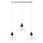 NEW YORK LOFT No. 1 CL_chrom – Glass chandelier  Altavola Design