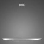 Pendant Lamp Led Ring No.1 150cm in 3k silver_dali