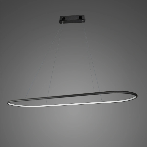 Pendelleuchte Led Ring Oval No.1 3k schwarz