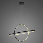 Altavola Design: Pendant Lamp Led Ring No. 2 black Φ100 cm in 3k