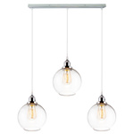 NEW YORK LOFT No. 2 CL3 chrom Glass chandelier  Altavola Design