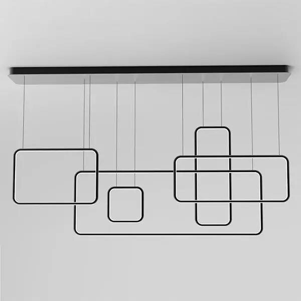 Led Lampenquadrate 5 CL 3k schwarz