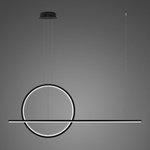 Pendelleuchte Led LINEA No.2 B 60cm schwarz 4k
