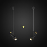 Pendelleuchte LUNETTE No.1 P schwarz einstellen