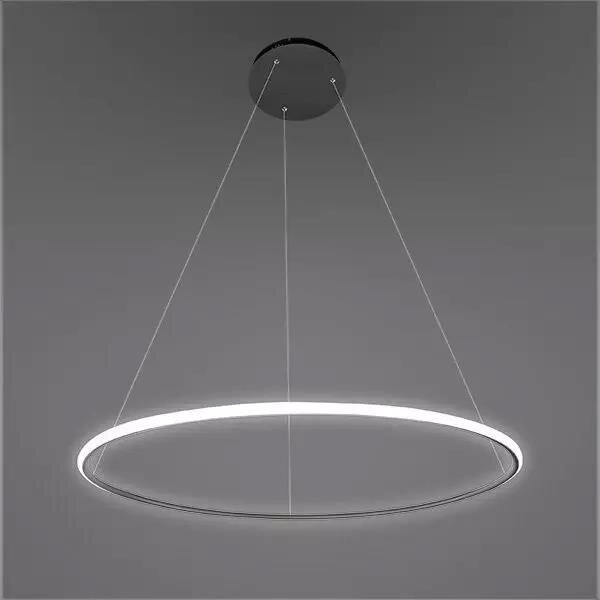 Pendant Lamp Led Ring No.1 Φ80 cm out 4k black Altavola Design