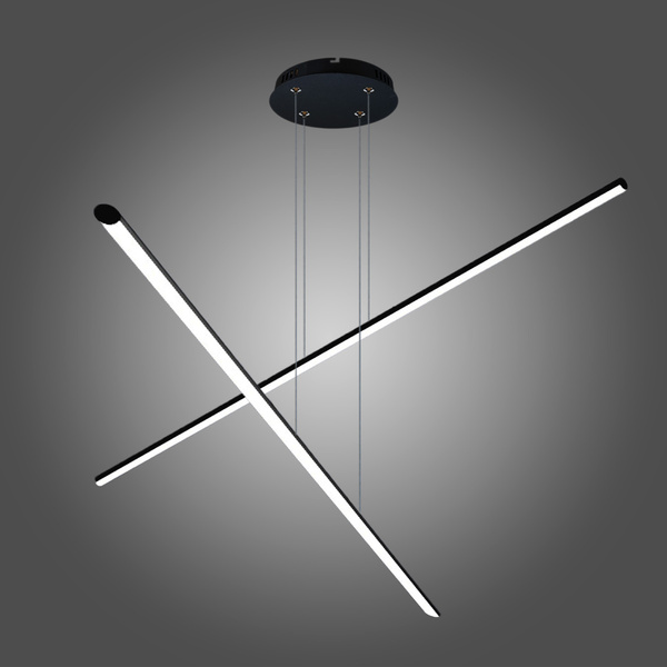 Pendant Lamp LINEA No.2PB 100cm 3k black Altavola Design