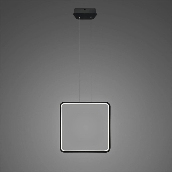 Pendant Lamp Led Quadrat No. 1 X Φ40 in  4k black dimmable Altavola Design