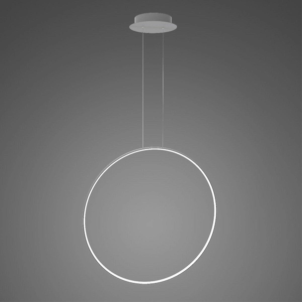 Pendelleuchte Led Ring No.1 X 80cm 4k silber dimmbar