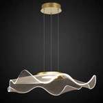 Pendant lamp Velo No. 2 gold  Altavola Design 