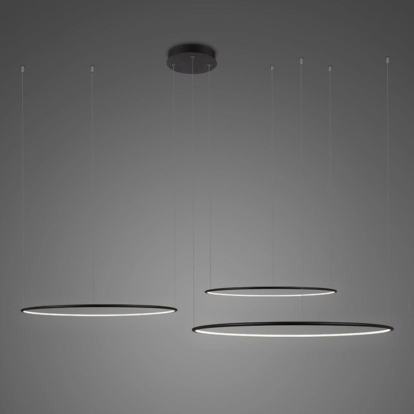 Pendelleuchte Led Ring No.3 120 cm 3k schwarz Dali