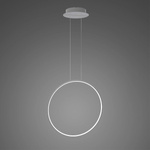 Pendelleuchte Led Ring No.1 X 60cm 4k silber Dali