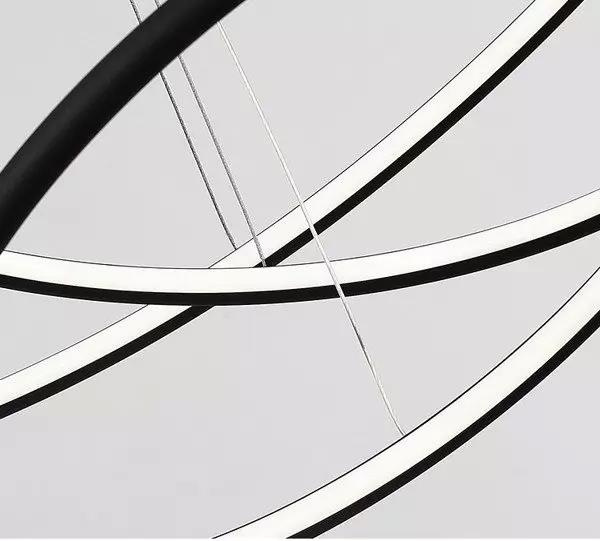 Pendelleuchte Led Ring No.5 120 cm 4k schwarz Dali