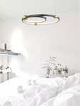  Led pendant light Aurora No.2 Φ50 cm  3k  black Altavola Design