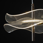 Pendant lamp Mariposa gold Altavola Design 