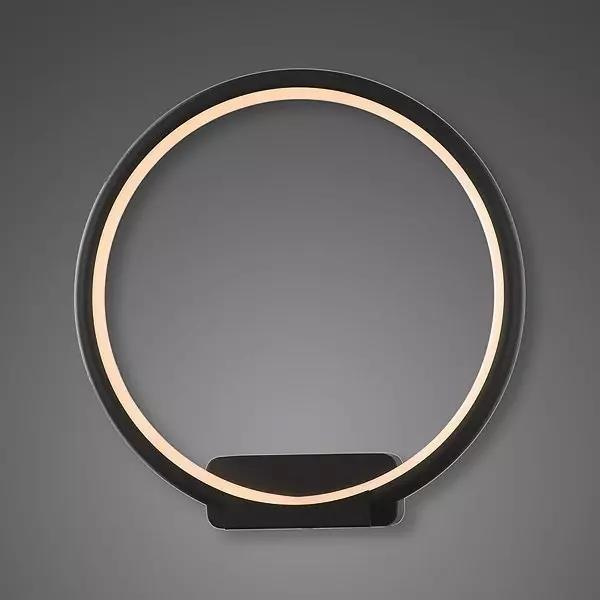 Wandlampe Led Ring No.1 3k schwarz